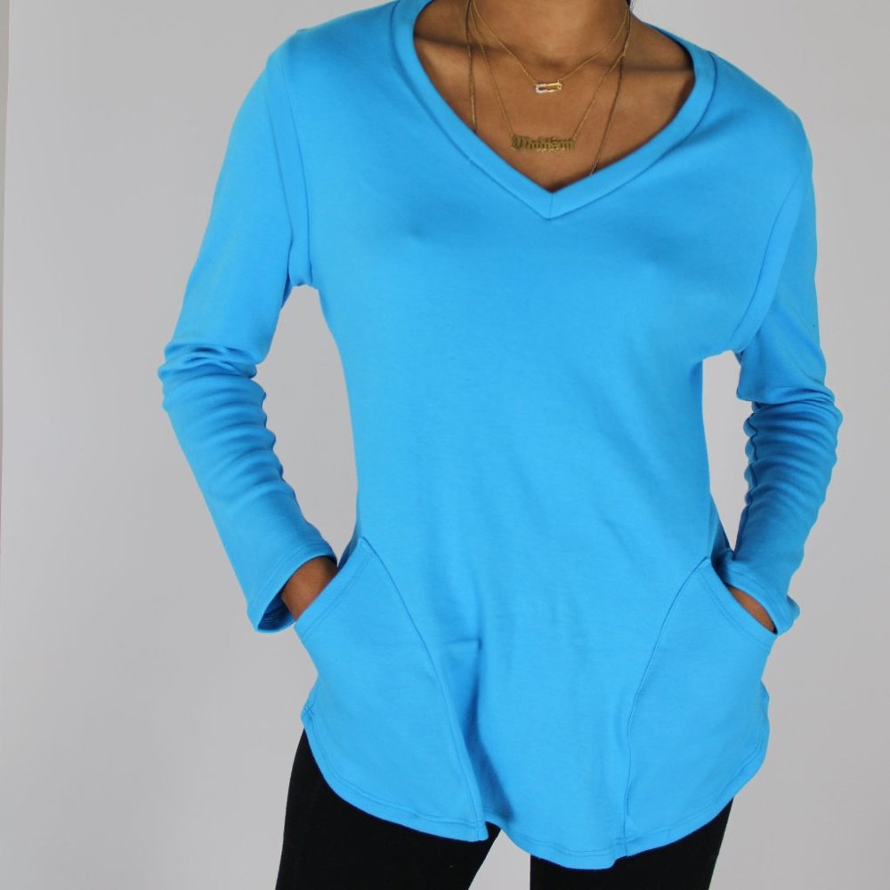 Turquoise Blue corset top